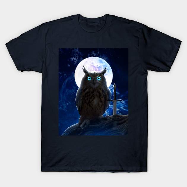 The Night Owl T-Shirt by Nour Abou Harb